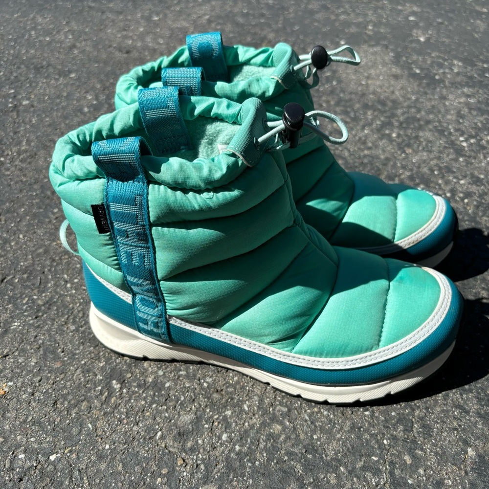 The North Face Thermoball Teal Boots